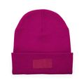 Gorro de punto acrílico doble capa Fucsia Talla Única Adulto