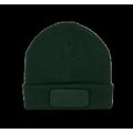 Gorro con parche y forro polar Forest Green