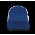 Gorra visera perfil medio Royal Blue / White