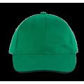 Gorra algodón grueso Kelly Green / Black