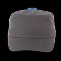 Gorra de algodón con cierre de velcro Dark Grey