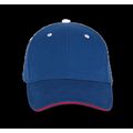 Gorra algodón grueso Royal Blue / Red / White