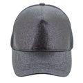 Gorra con Glitter y Rejilla