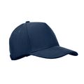 Gorra de pana de 5 paneles Azul