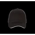 Gorra con Correa de ajuste Black / White