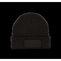 Gorro reciclado con parche Black