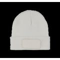 Gorro con parche y forro polar White