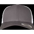 Gorra trucker retro bicolor Darkgrey / White