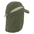 Gorra de microfibra con solapa trasera