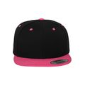 Gorra bicolor snapback Black / Neon Pink