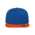 Gorra bicolor snapback Royal / Orange
