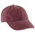 Gorra de algodón con efecto lavado Rojo