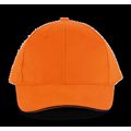 Gorra algodón grueso Orange / Navy