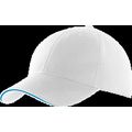 Gorra deportiva con cierre ajustable White / Aqua Blue