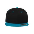 Gorra bicolor snapback Black / Teal