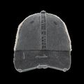 Gorra efecto desgastado Washed Black / Beige