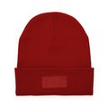 Gorro de punto acrílico doble capa Rojo Talla Única Adulto