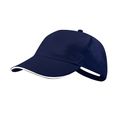 Gorra sandwich de 5 paneles 100 % algodón Mar