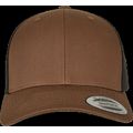 Gorra trucker retro bicolor Coyote Brown / Black