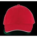 Gorra algodón grueso Red / White / Green