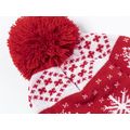 Gorro Navideño con Pom Pom a Juego