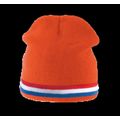 Gorro Punto tricotado Orange/Red/White/Cobalt Blue