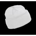 Gorro de punto unisex White