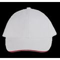 Gorra algodón grueso White / Red