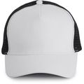 Gorra trucker algodón grueso White / Black