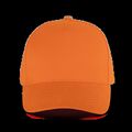 Gorra de algodón grueso con 5 paneles Orange