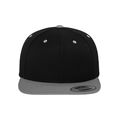 Gorra bicolor snapback Black / Silver