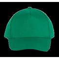 Gorra ajustable mediante tira autoadhesiva Kelly Green