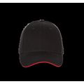 Gorra con Correa de ajuste Black / Red