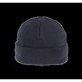 Gorro micropolar con dobladillo Navy 55 Cm