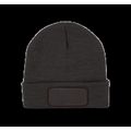 Gorro con parche y forro polar Dark Grey