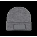 Gorro con parche y forro polar Oxford Grey