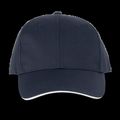 Gorra sandwich 6 paneles Navy / White