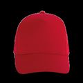 Gorra ajustable mediante tira autoadhesiva Cherry Red