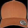 Gorra trucker retro bicolor Caramel / Black