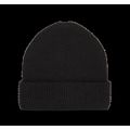 Gorro con dobladillo doble Black