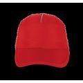 Gorra sport de microfibra Red