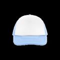 Gorra vintage poliéster Sky Blue / White