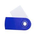 Goma de borrar con funda cuadrada giratoria personalizada Azul
