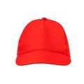 Gorra 5 paneles con cierre de velcro en microfibra/poliéster