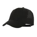 Gorra 5 paneles microfibra  transpirable Neg