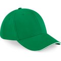 Gorra de 6 paneles Kelly Green / White