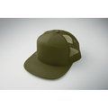 Gorra de 7 paneles con visera plana y malla