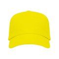 Gorra ajustable de algodón en 2 tallas Amarillo UNICA