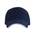 Gorra de algodón 5 paneles antisudoral Marino UNICA