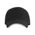 Gorra de algodón 5 paneles antisudoral Negro UNICA